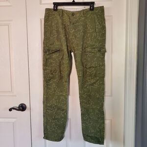 Levi's Olive Patterned Cargo Pants
